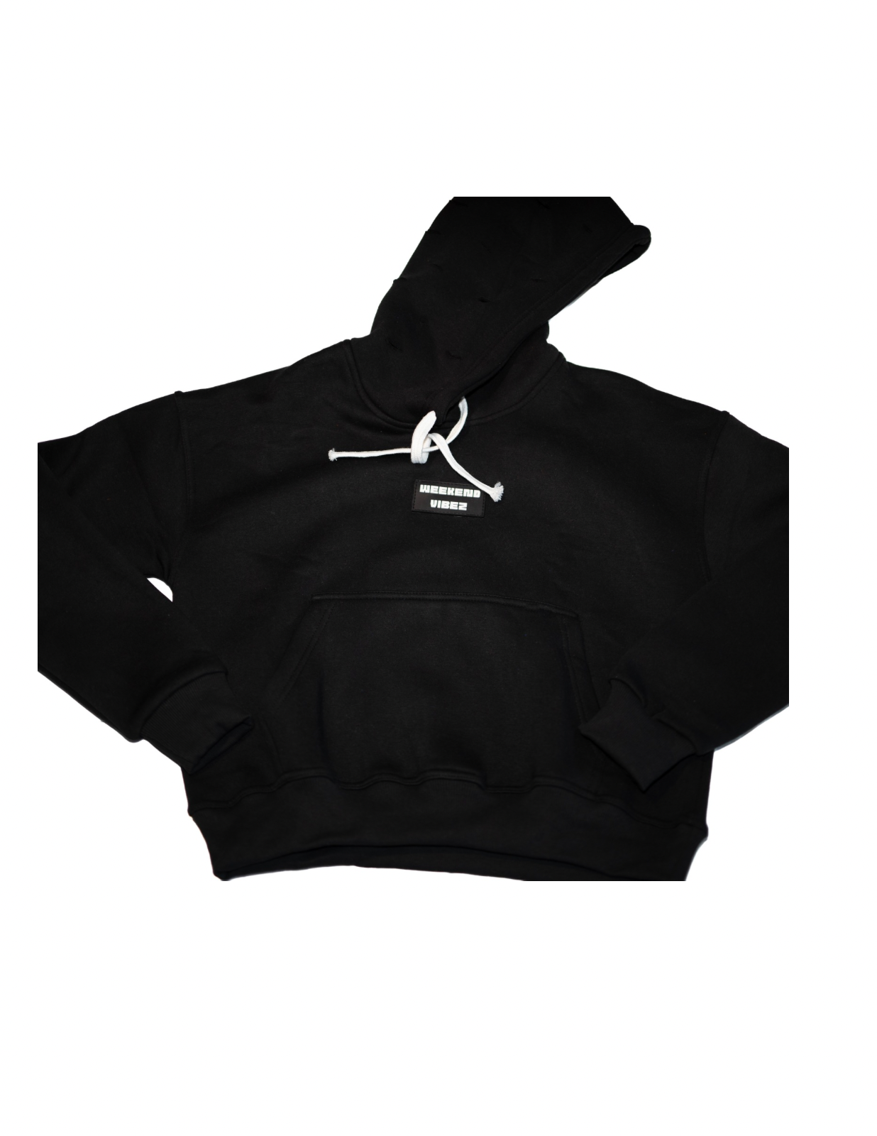 Cropped Boxed Hoodie