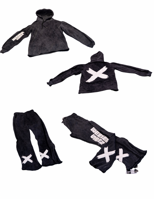 Cozy Distressed Sweatsuit