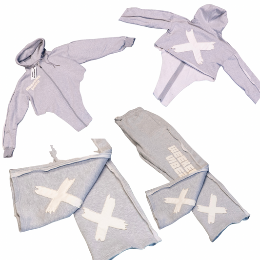 Cozy Distressed Sweatsuit