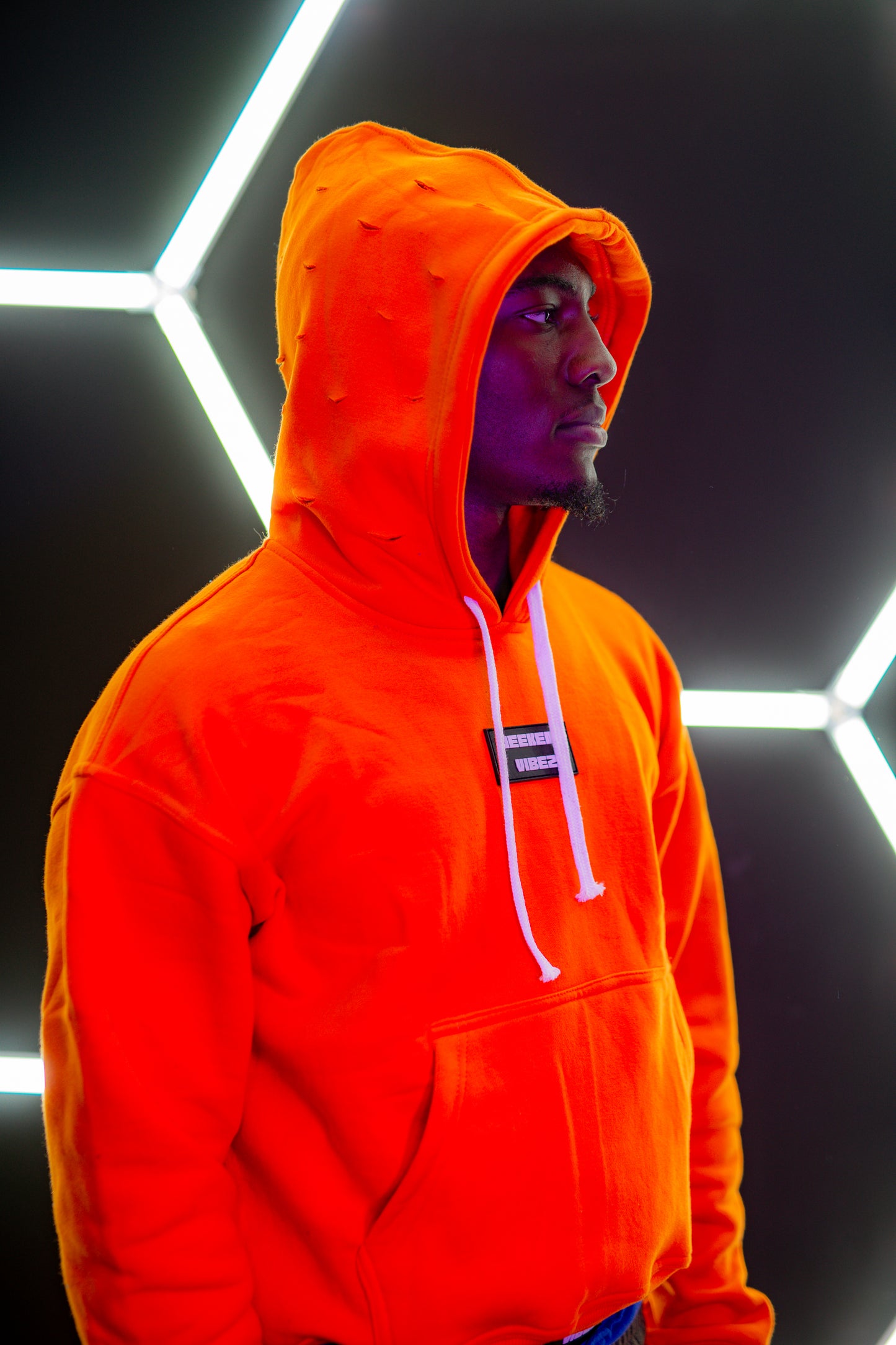 Cropped Boxed Hoodie